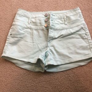 High waisted shorts